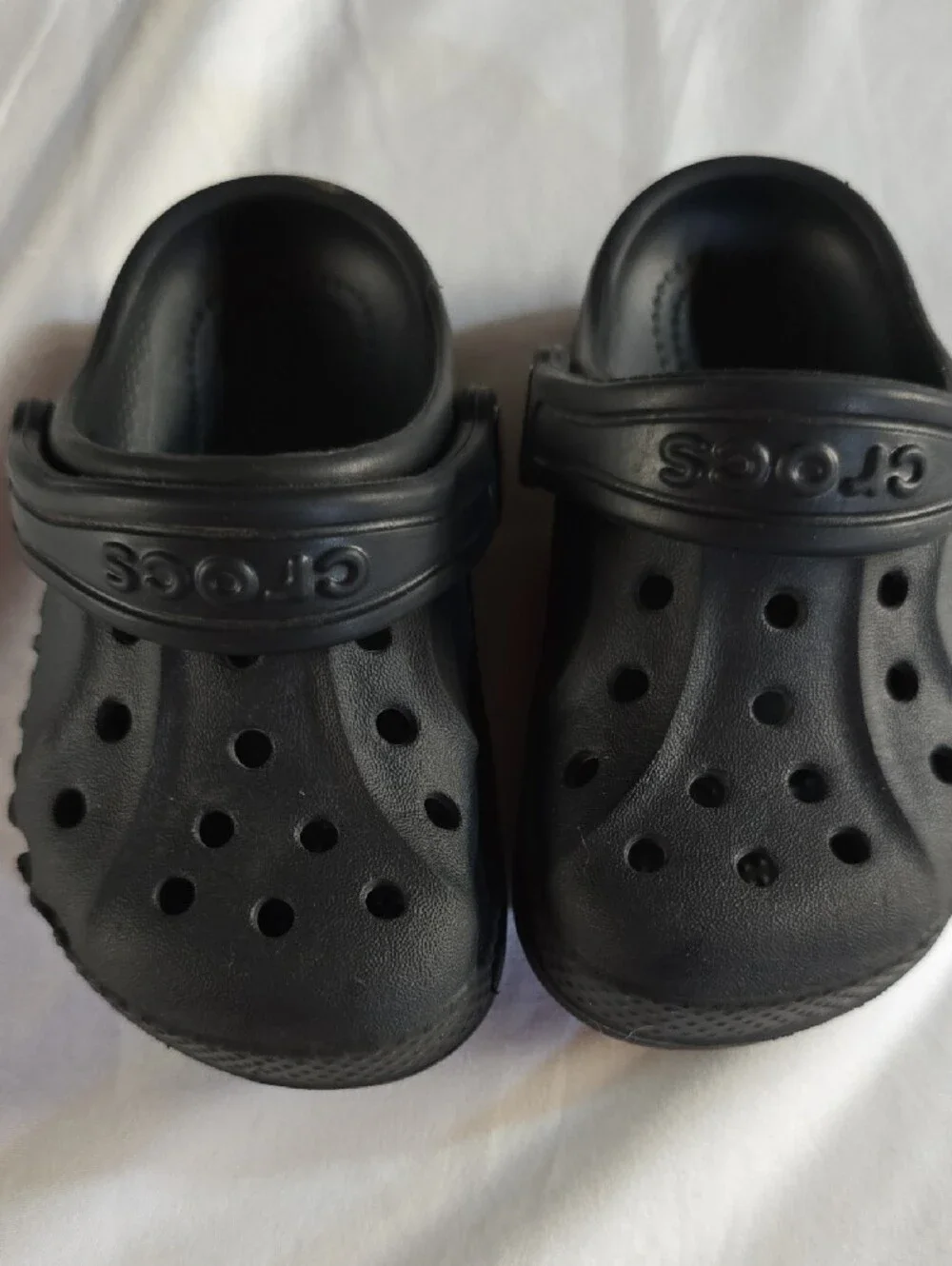 CROCS Kids Black Classic Clog Sandals